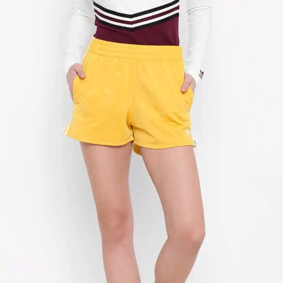 Adidas Original Shorts with Pockets -  Yellow, Size S - Picture 1 of 3